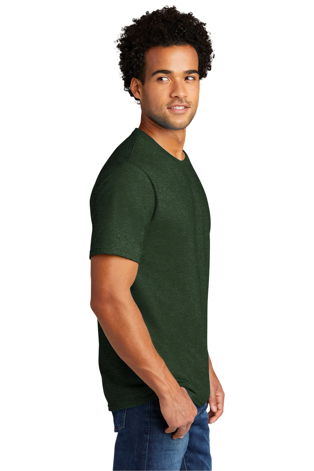 Port & Company Mens Short Sleeve Crewneck T-Shirt - Heather Forest Green  Buy the latest Clothing Port-Company