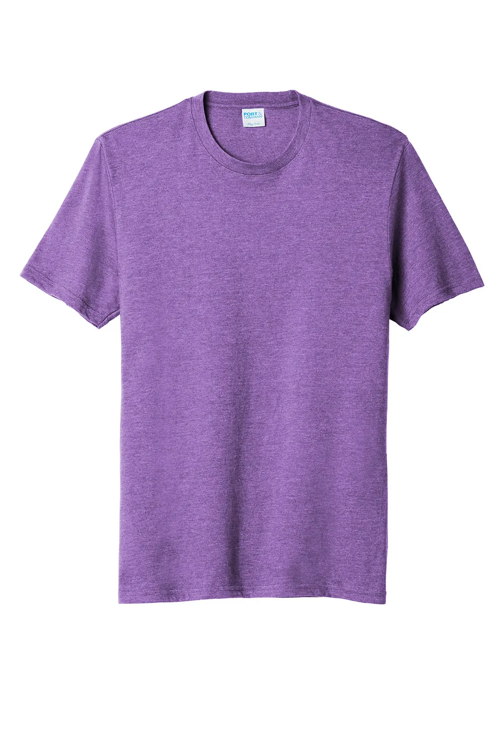 Port & Company Mens Short Sleeve Crewneck T-Shirt - Heather Team Purple  Buy the latest Clothing Port-Company