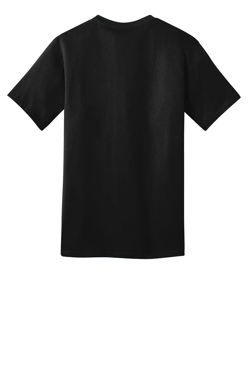 Port & Company Mens Short Sleeve Crewneck T-Shirt - Jet Black  Buy the latest Clothing Port-Company