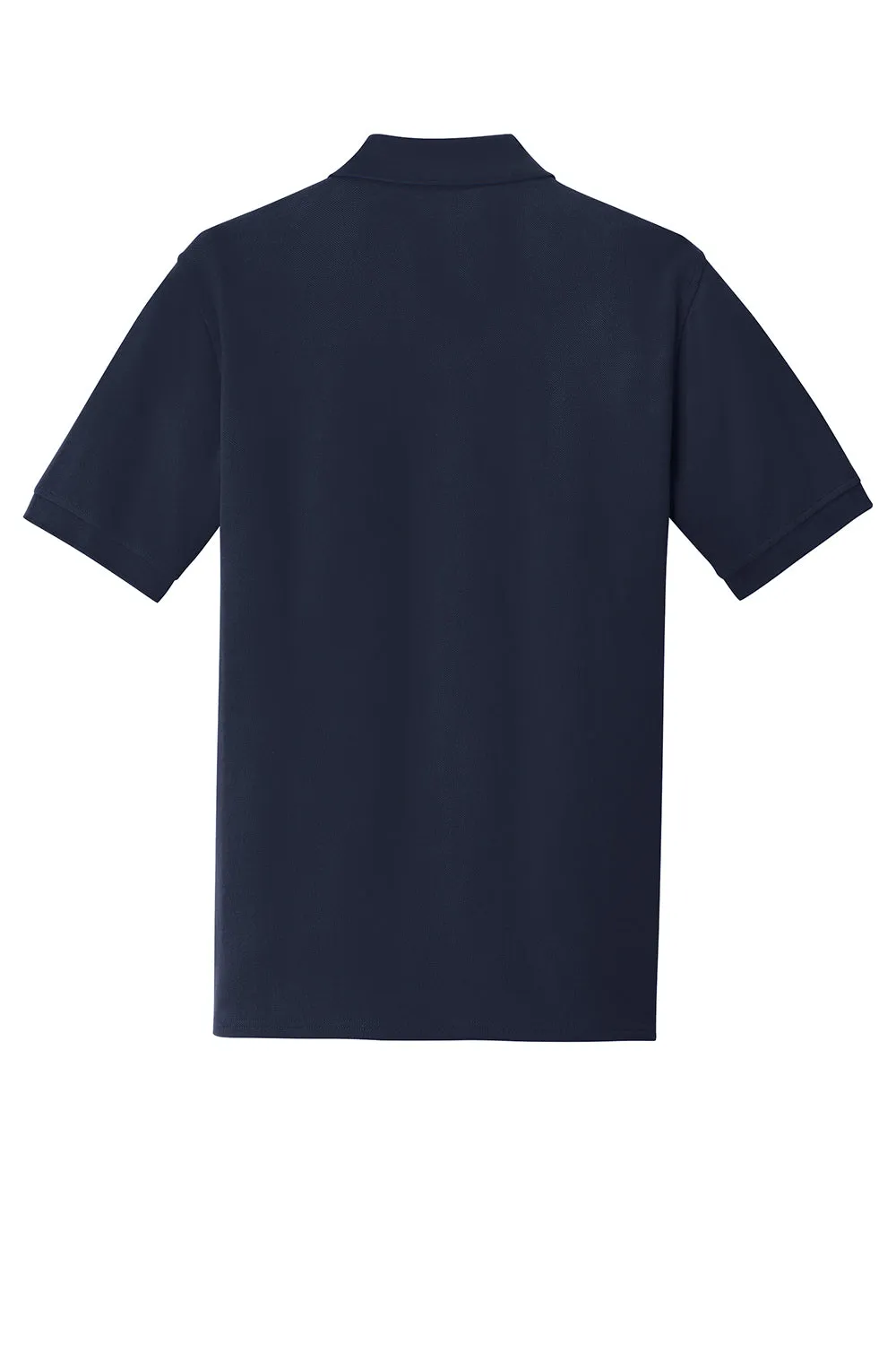 Port & Company Mens Stain Resistant Short Sleeve Polo Shirt - Deep Navy Blue  Buy the latest Clothing Port-Company