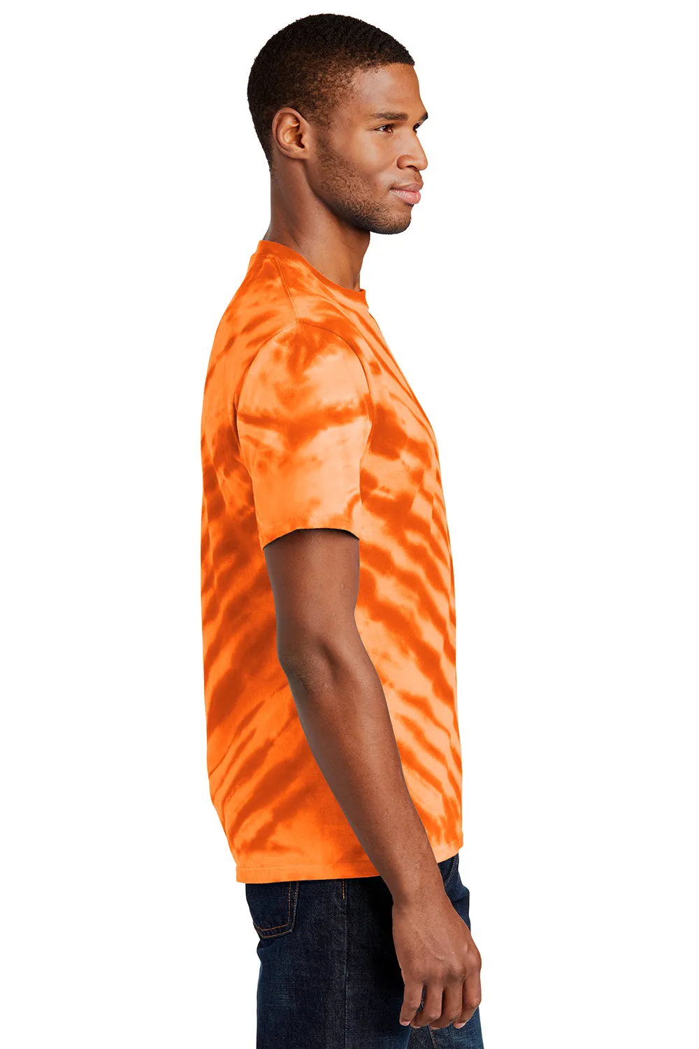 Port & Company Mens Tie-Dye Short Sleeve Crewneck T-Shirt - Orange  Buy the latest Clothing Port-Company