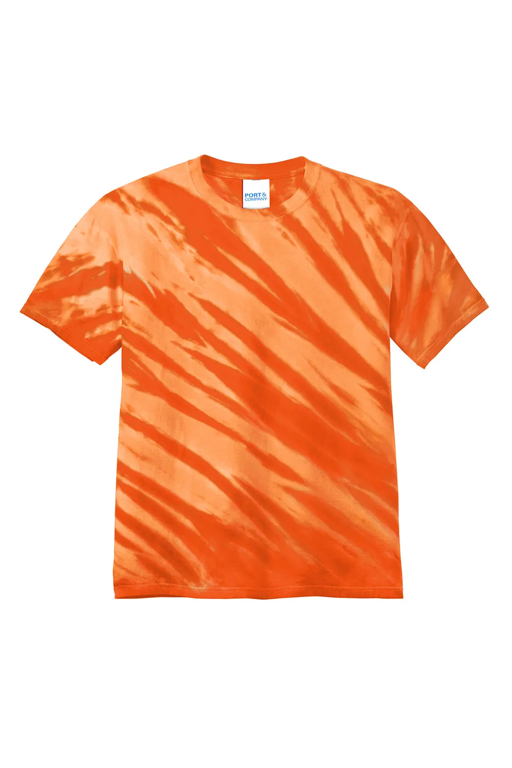 Port & Company Mens Tie-Dye Short Sleeve Crewneck T-Shirt - Orange  Buy the latest Clothing Port-Company