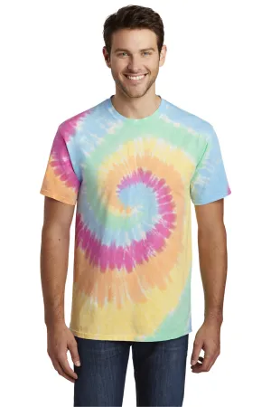 Port & Company Mens Tie-Dye Short Sleeve Crewneck T-Shirt - Pastel Rainbow  Buy the latest Clothing Port-Company