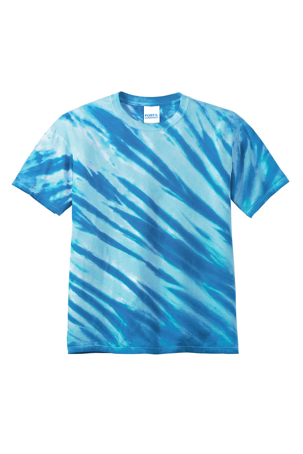 Port & Company Mens Tie-Dye Short Sleeve Crewneck T-Shirt - Royal Blue  Buy the latest Clothing Port-Company