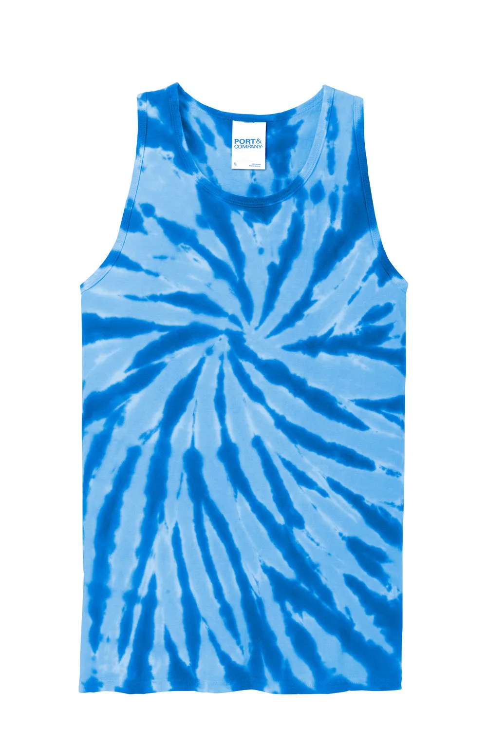 Port & Company Mens Tie-Dye Tank Top - Royal Blue  Buy the latest Clothing Port-Company