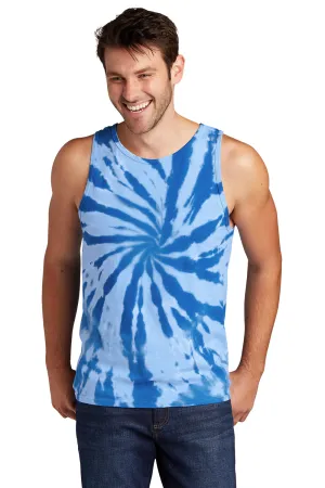 Port & Company Mens Tie-Dye Tank Top - Royal Blue  Buy the latest Clothing Port-Company