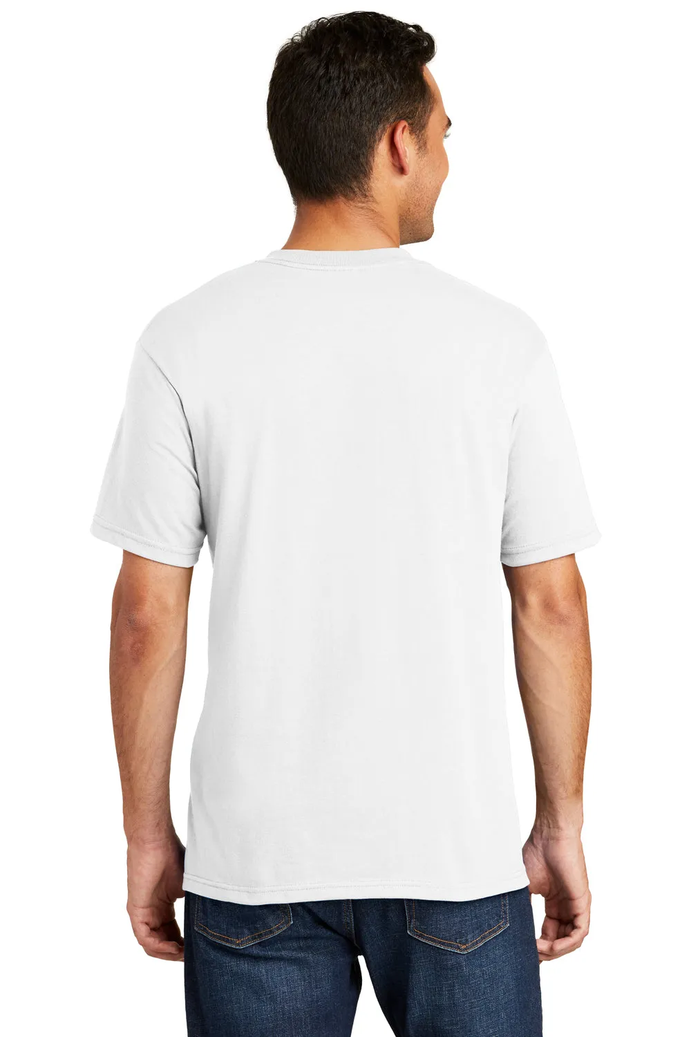 Port & Company Mens USA Made Short Sleeve Crewneck T-Shirt - White - Closeout  Buy the latest Clothing Port-Company