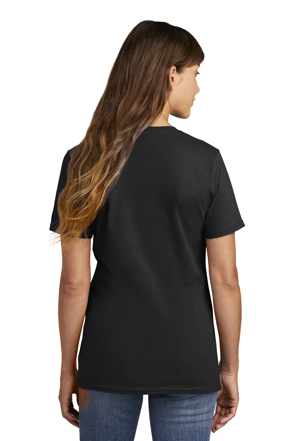 Port & Company Womens Core Short Sleeve Crewneck T-Shirt - Jet Black  Buy the latest Clothing Port-Company