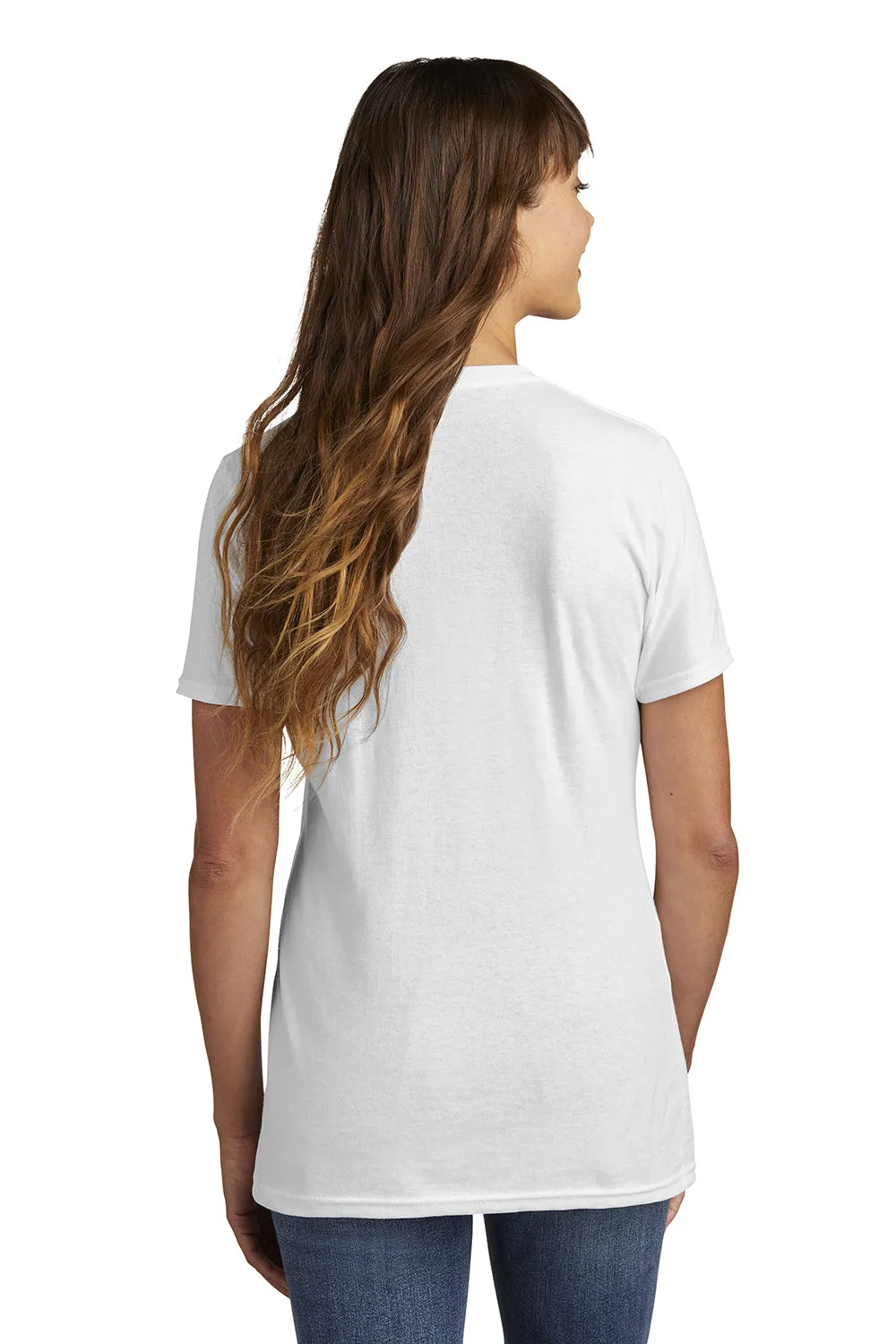 Port & Company Womens Core Short Sleeve Crewneck T-Shirt - White  Buy the latest Clothing Port-Company