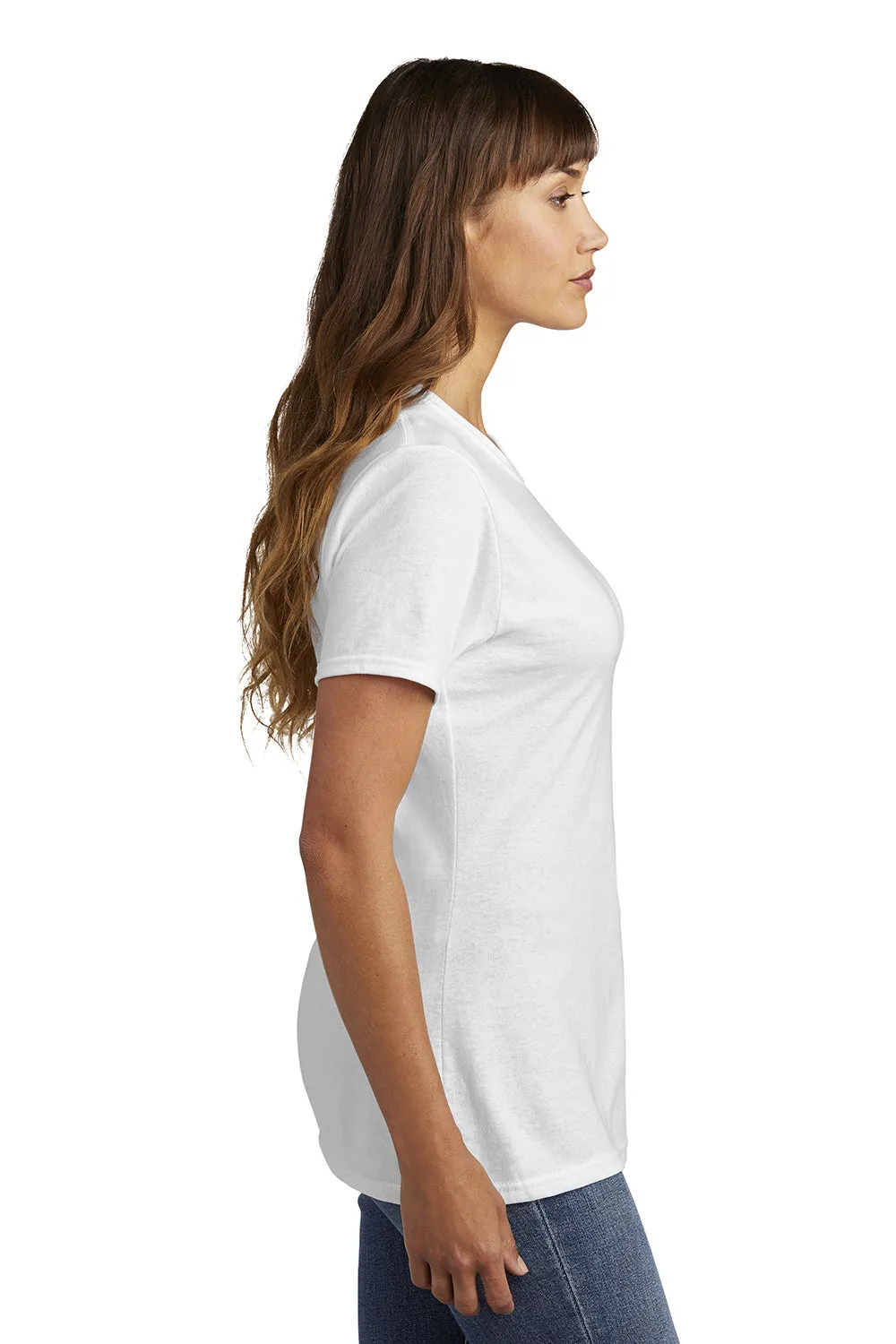 Port & Company Womens Core Short Sleeve Crewneck T-Shirt - White  Buy the latest Clothing Port-Company