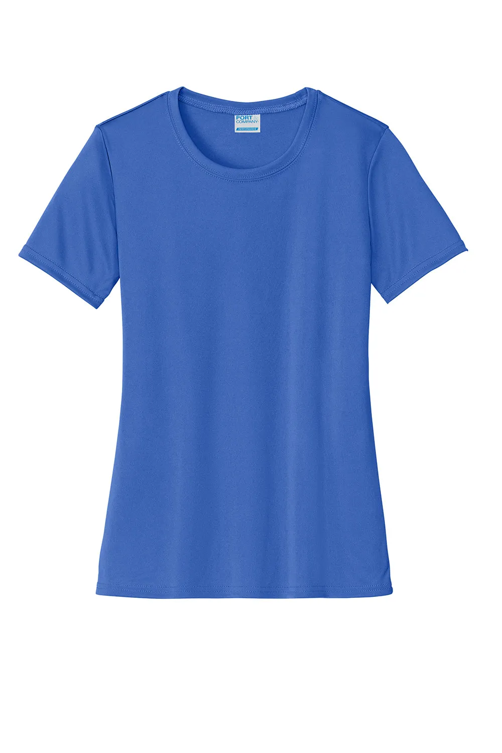 Port & Company Womens Dry Zone Performance Moisture Wicking Short Sleeve Crewneck T-Shirt - Royal Blue  Buy the latest Clothing Port-Company