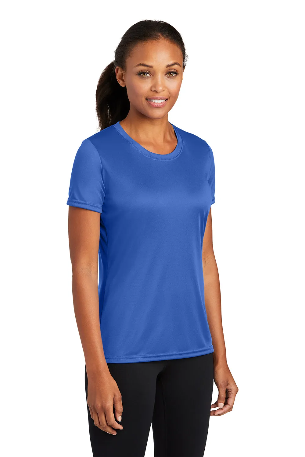 Port & Company Womens Dry Zone Performance Moisture Wicking Short Sleeve Crewneck T-Shirt - Royal Blue  Buy the latest Clothing Port-Company