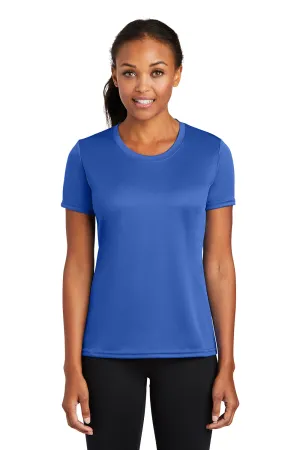 Port & Company Womens Dry Zone Performance Moisture Wicking Short Sleeve Crewneck T-Shirt - Royal Blue  Buy the latest Clothing Port-Company