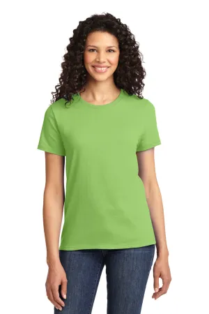Port & Company Womens Essential Short Sleeve Crewneck T-Shirt - Lime Green - Closeout  Buy the latest Clothing Port-Company