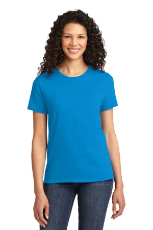 Port & Company Womens Essential Short Sleeve Crewneck T-Shirt - Sapphire Blue - Closeout  Buy the latest Clothing Port-Company