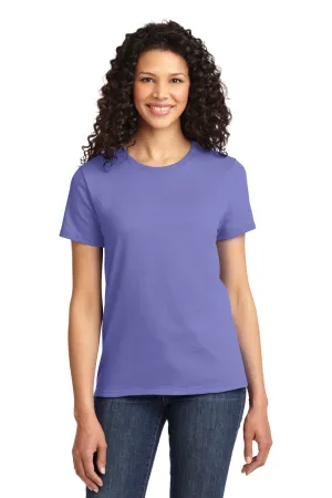 Port & Company Womens Essential Short Sleeve Crewneck T-Shirt - Violet Purple - Closeout  Buy the latest Clothing Port-Company