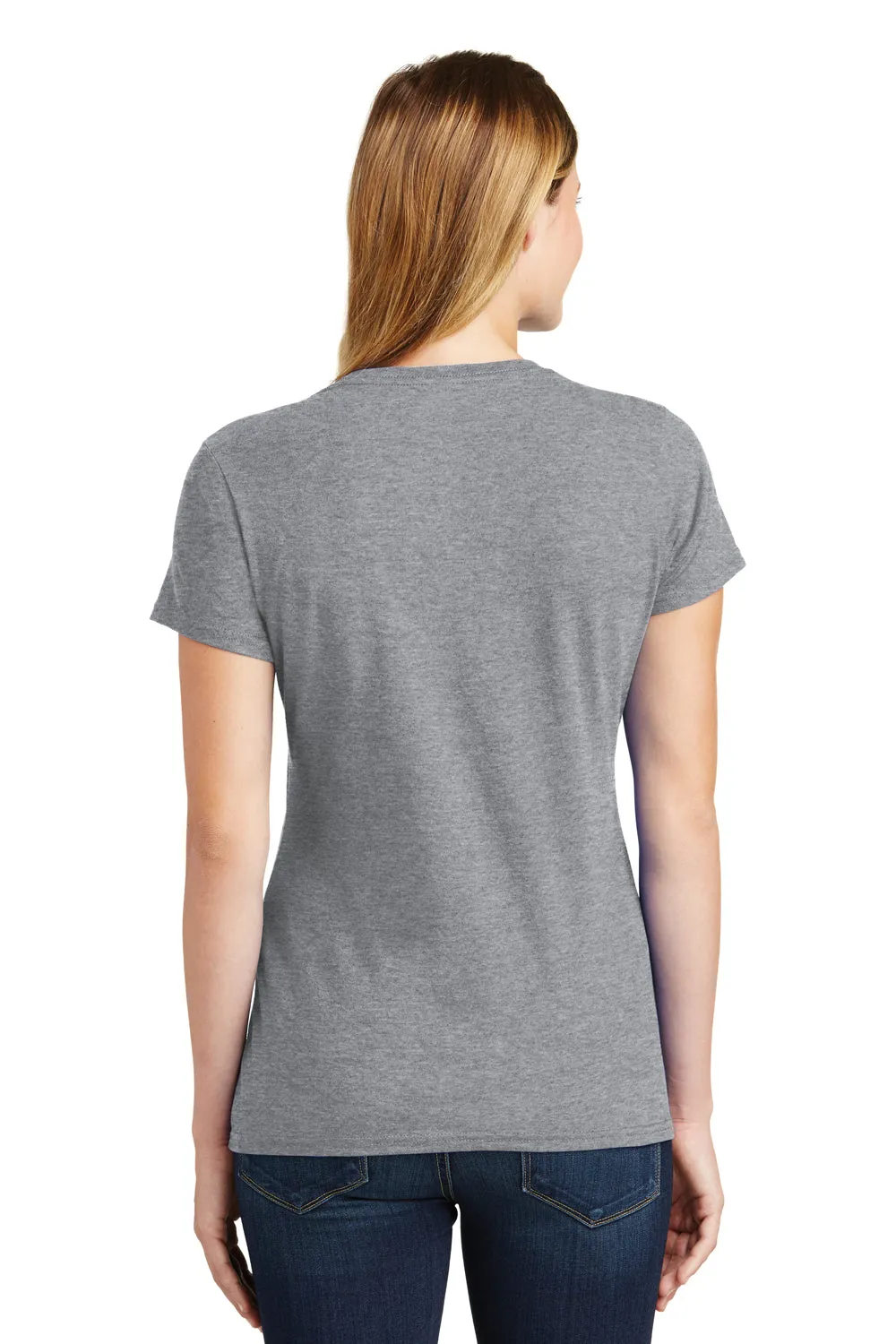Port & Company Womens Fan Favorite Short Sleeve Crewneck T-Shirt - Heather Grey  Buy the latest Clothing Port-Company