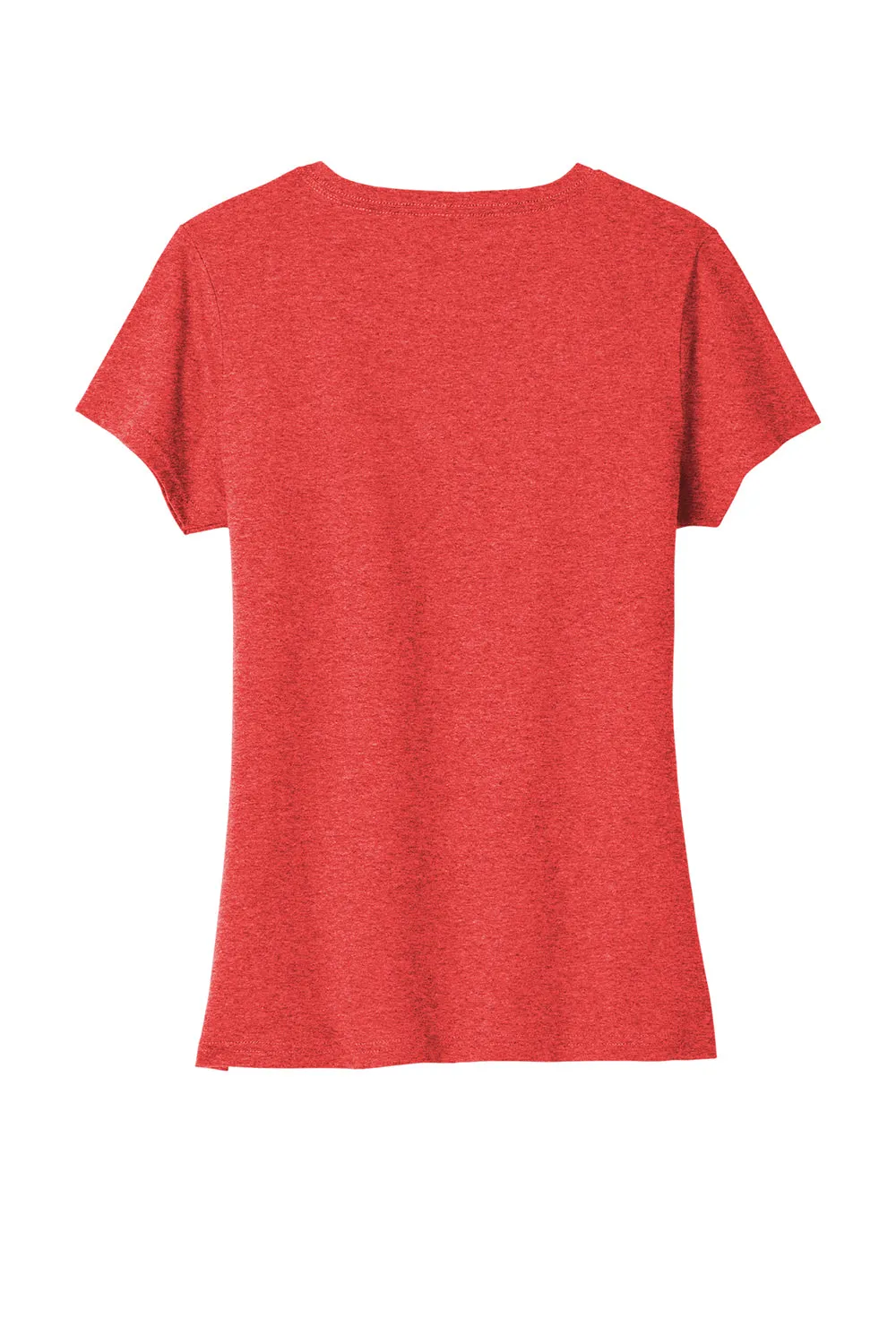Port & Company Womens Short Sleeve V-Neck T-Shirt - Heather Bright Red  Buy the latest Clothing Port-Company