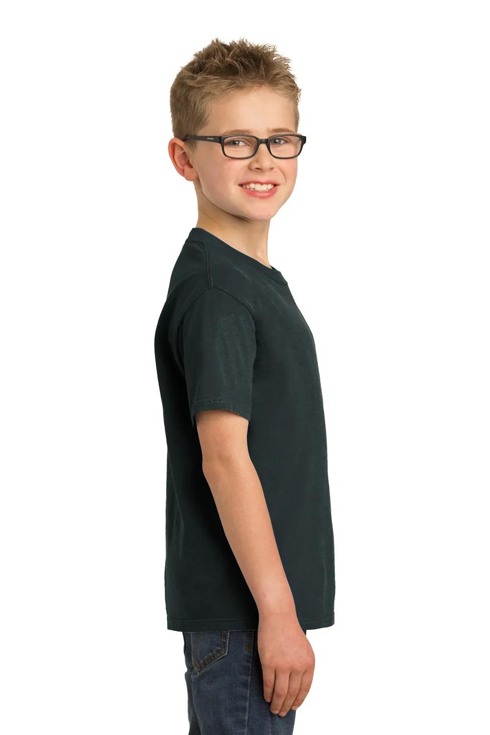 Port & Company Youth Beach Wash Short Sleeve Crewneck T-Shirt - Black  Buy the latest Clothing Port-Company