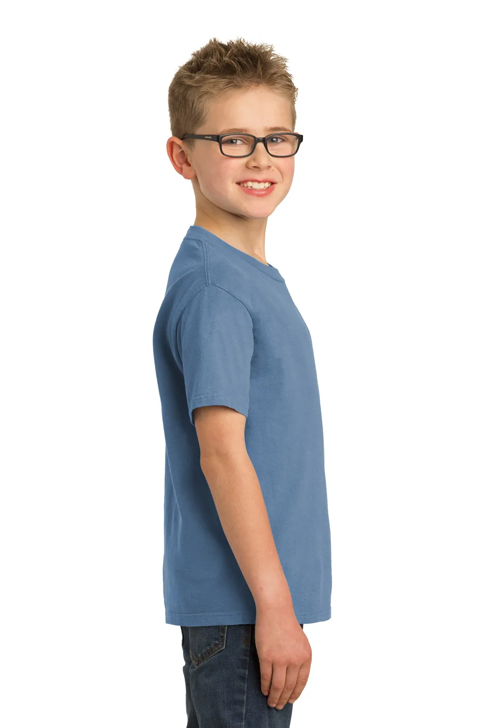 Port & Company Youth Beach Wash Short Sleeve Crewneck T-Shirt - Blue Moon  Buy the latest Clothing Port-Company