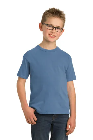 Port & Company Youth Beach Wash Short Sleeve Crewneck T-Shirt - Blue Moon  Buy the latest Clothing Port-Company