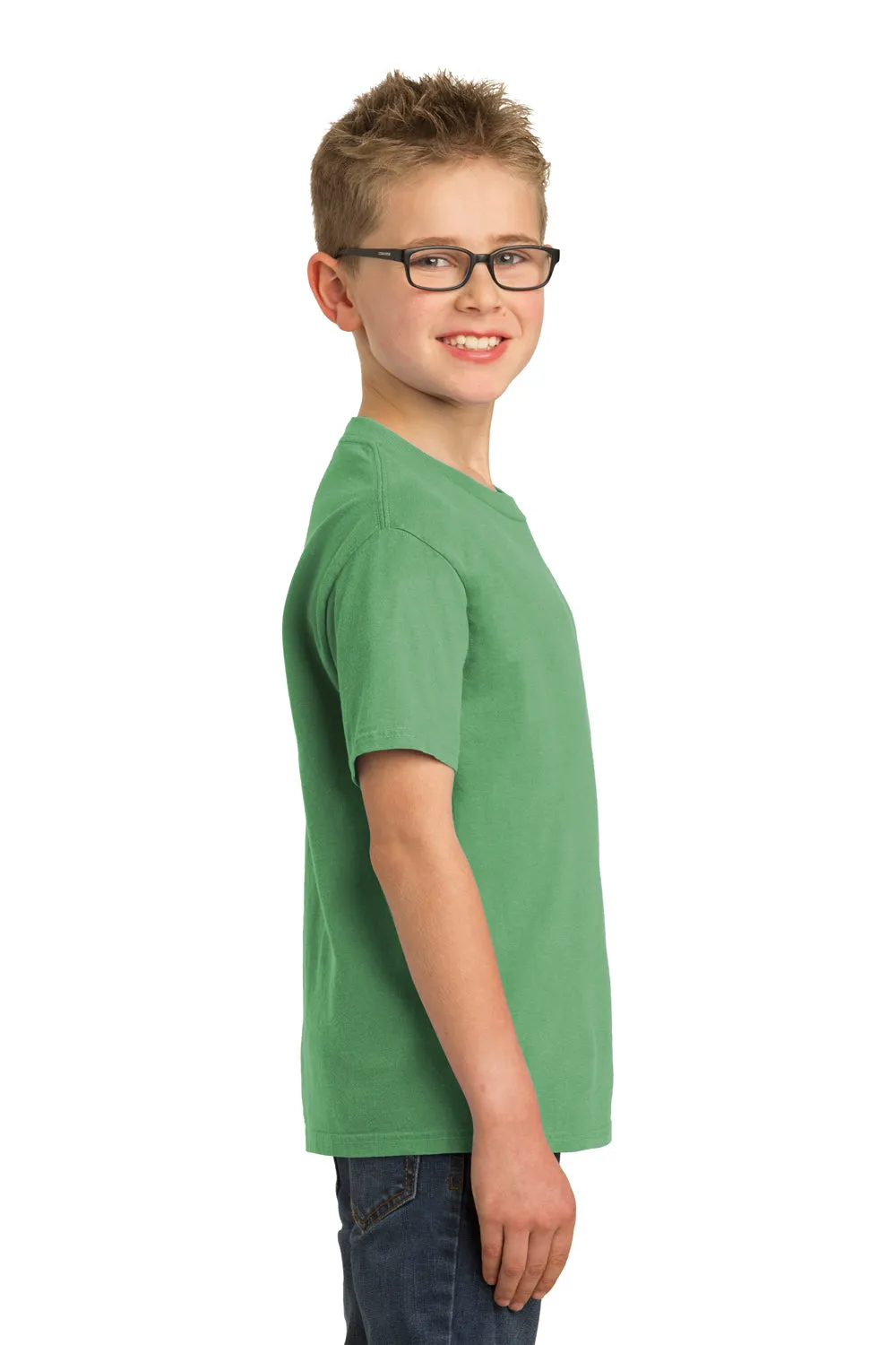 Port & Company Youth Beach Wash Short Sleeve Crewneck T-Shirt - Safari Green  Buy the latest Clothing Port-Company