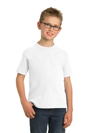 Port & Company Youth Beach Wash Short Sleeve Crewneck T-Shirt - White  Buy the latest Clothing Port-Company