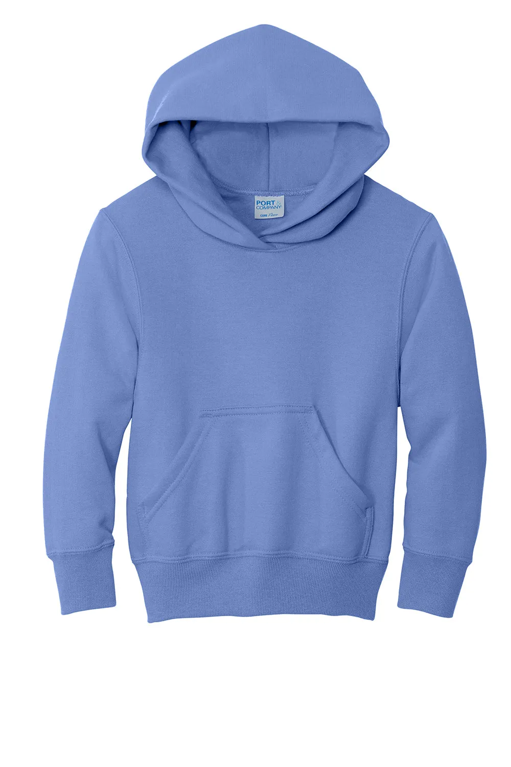 Port & Company Youth Core Pill Resistant Fleece Hooded Sweatshirt Hoodie w/ Pouch Pocket - Carolina Blue  Buy the latest Clothing Port-Company