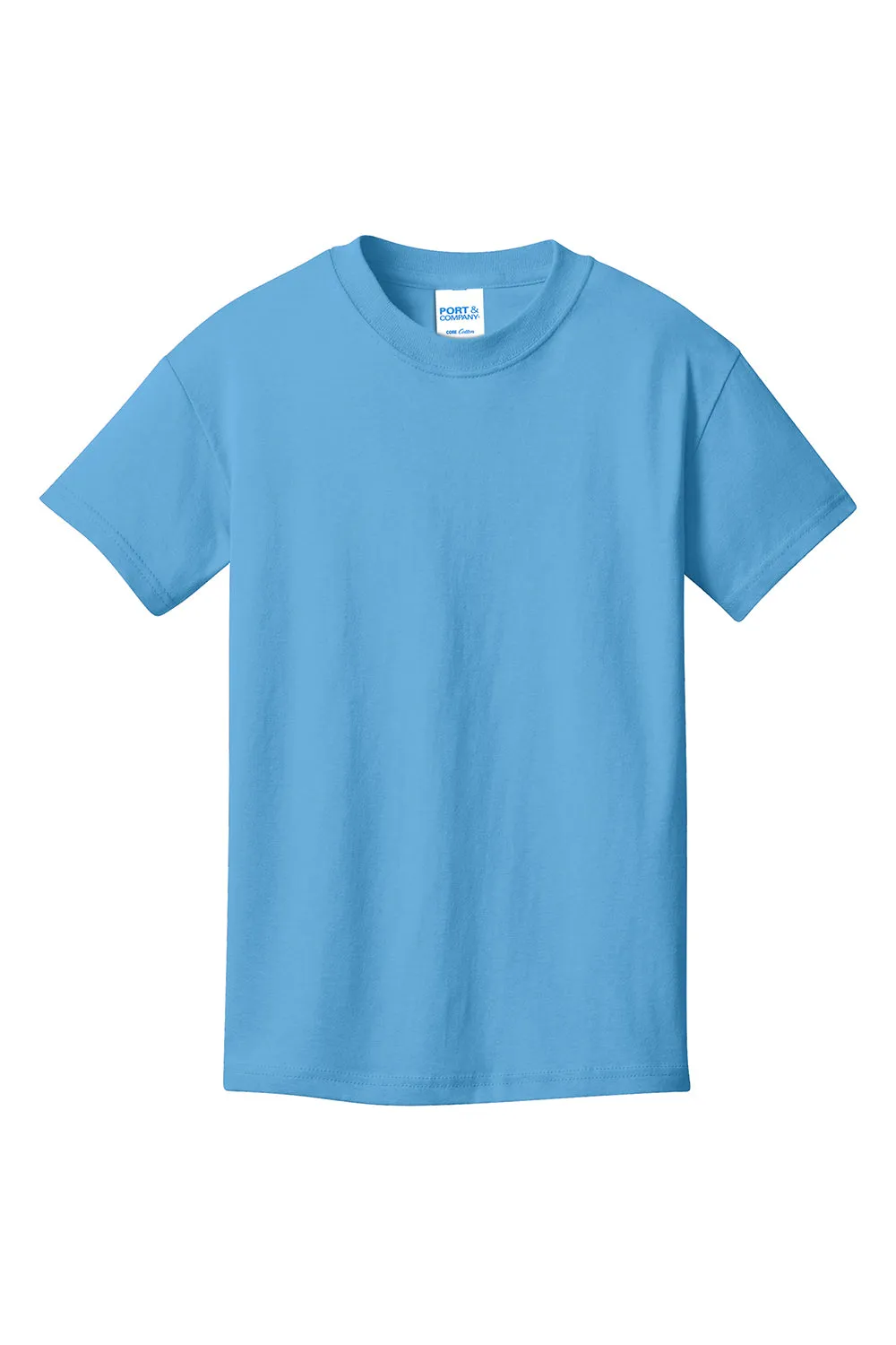 Port & Company Youth Core Short Sleeve Crewneck T-Shirt - Aquatic Blue  Buy the latest Clothing Port-Company