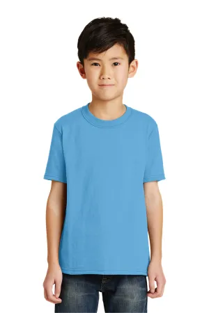 Port & Company Youth Core Short Sleeve Crewneck T-Shirt - Aquatic Blue  Buy the latest Clothing Port-Company
