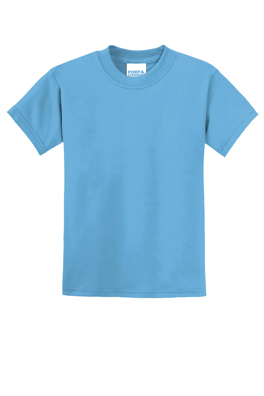Port & Company Youth Core Short Sleeve Crewneck T-Shirt - Aquatic Blue  Buy the latest Clothing Port-Company
