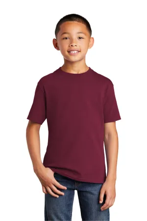 Port & Company Youth Core Short Sleeve Crewneck T-Shirt - Cardinal Red  Buy the latest Clothing Port-Company