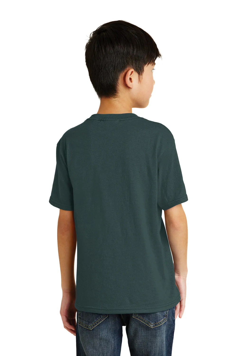 Port & Company Youth Core Short Sleeve Crewneck T-Shirt - Dark Green  Buy the latest Clothing Port-Company