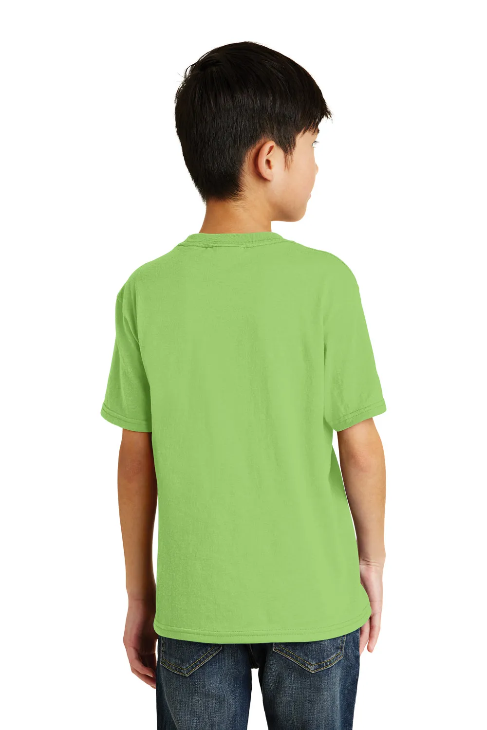 Port & Company Youth Core Short Sleeve Crewneck T-Shirt - Lime Green  Buy the latest Clothing Port-Company
