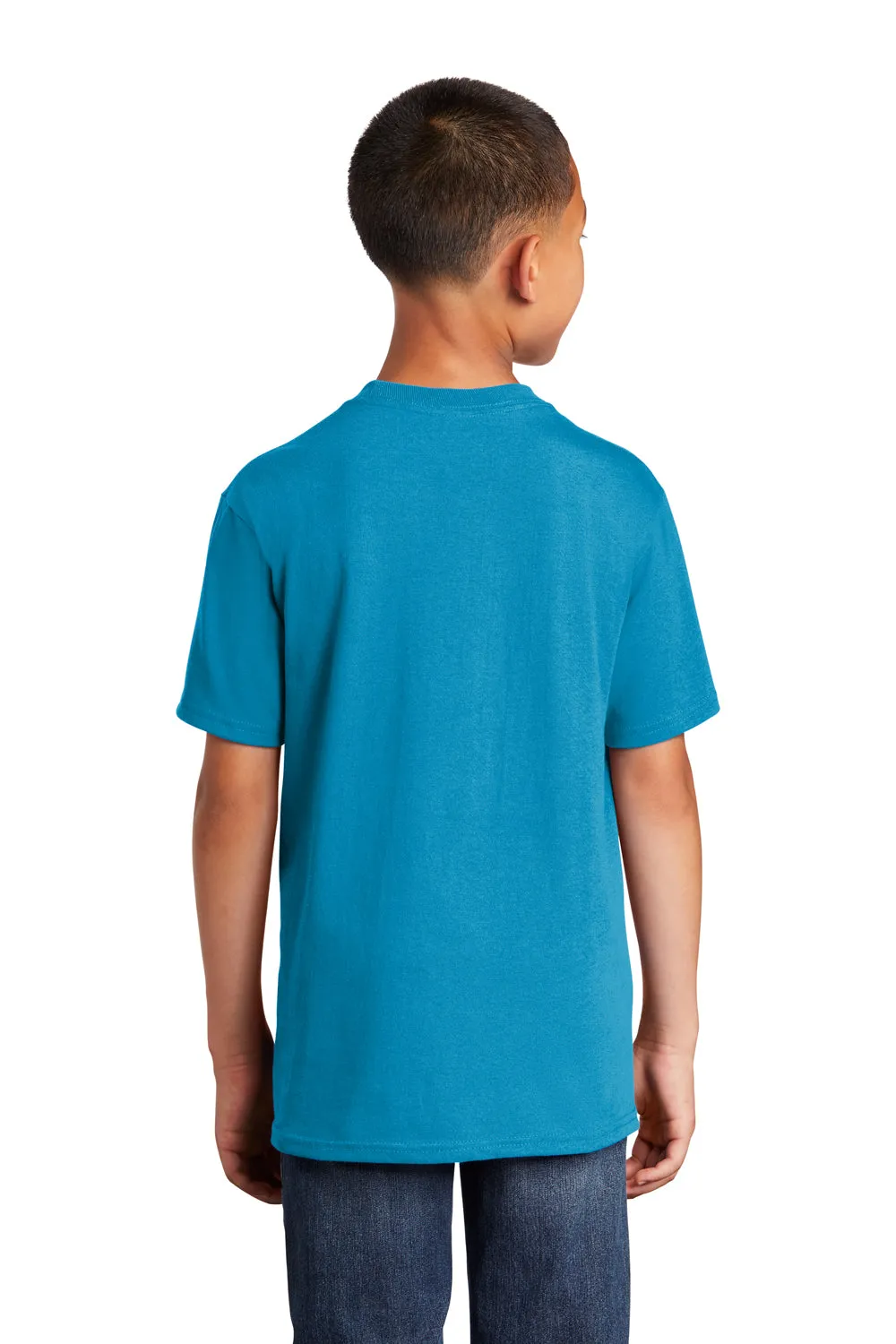Port & Company Youth Core Short Sleeve Crewneck T-Shirt - Neon Blue  Buy the latest Clothing Port-Company