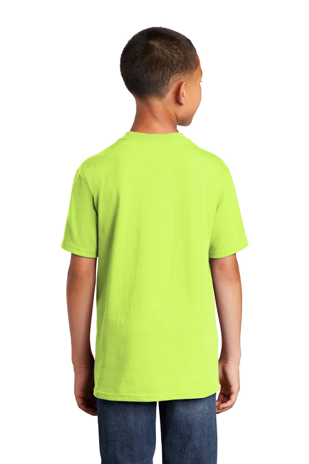 Port & Company Youth Core Short Sleeve Crewneck T-Shirt - Neon Yellow  Buy the latest Clothing Port-Company
