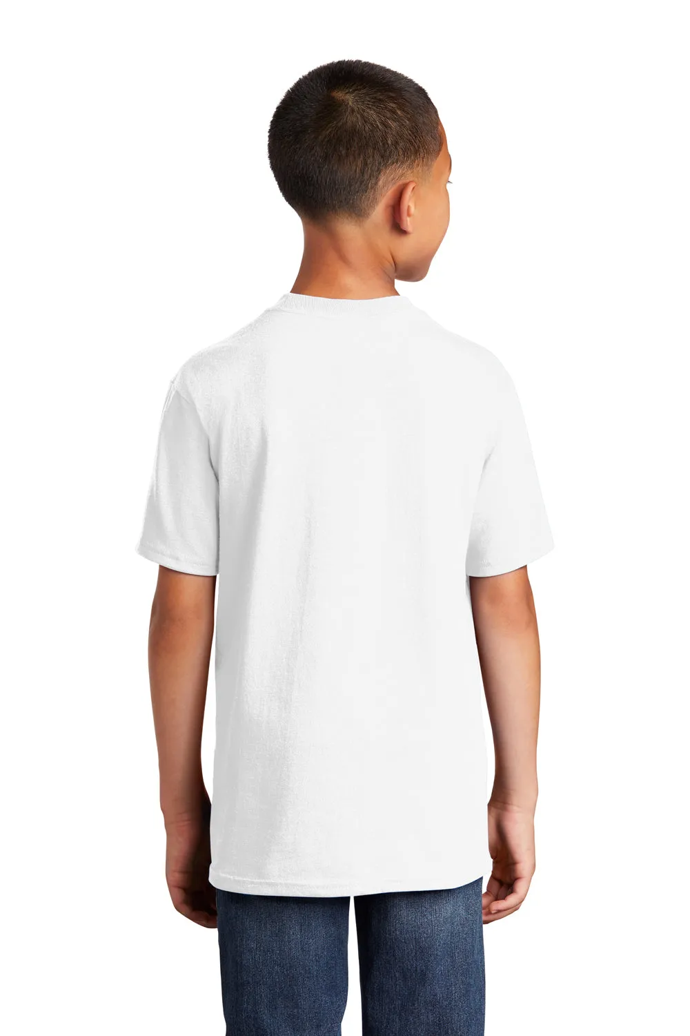 Port & Company Youth Core Short Sleeve Crewneck T-Shirt - White  Buy the latest Clothing Port-Company