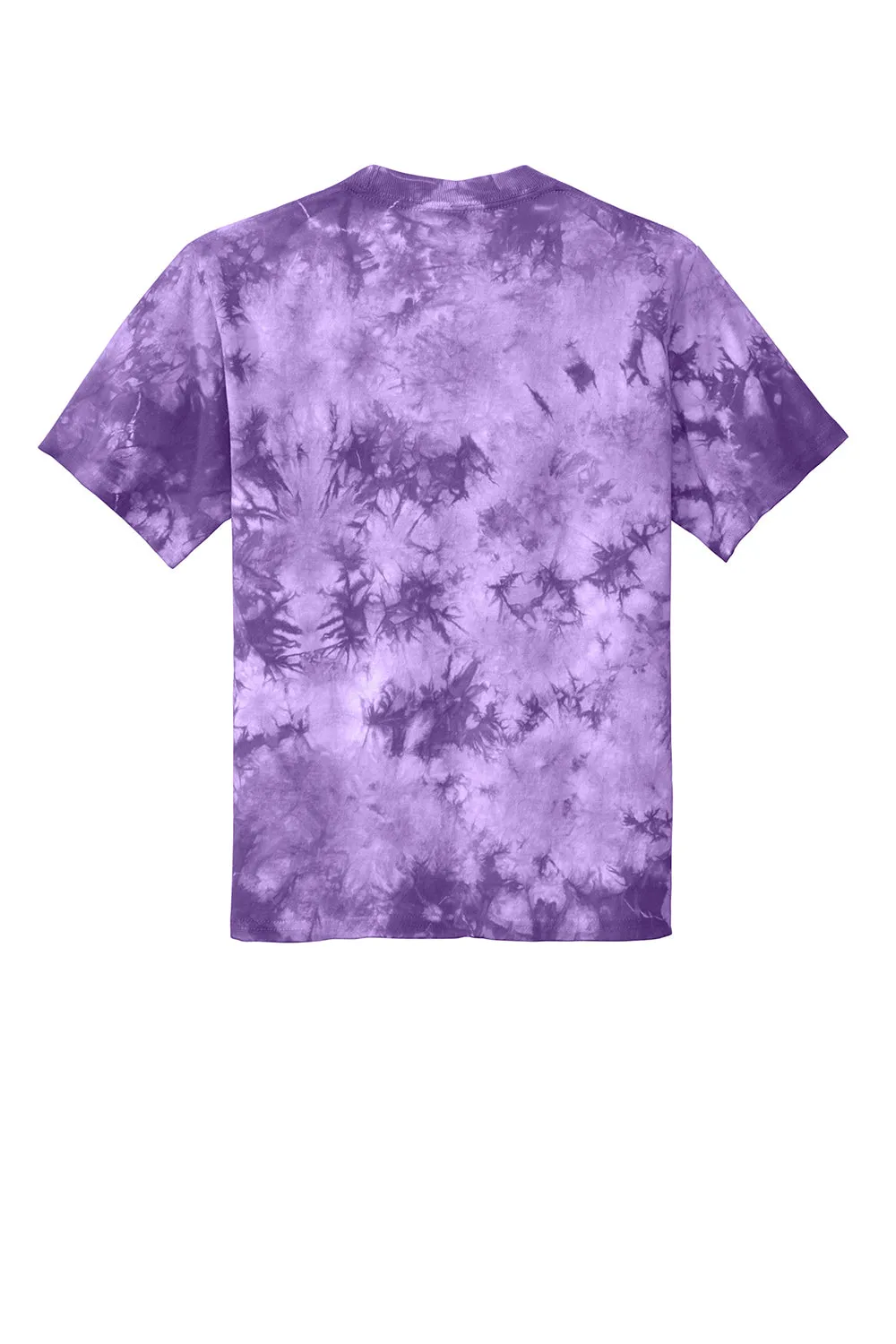 Port & Company Youth Crystal Tie-Dye Short Sleeve Crewneck T-Shirt - Purple  Buy the latest Clothing Port-Company