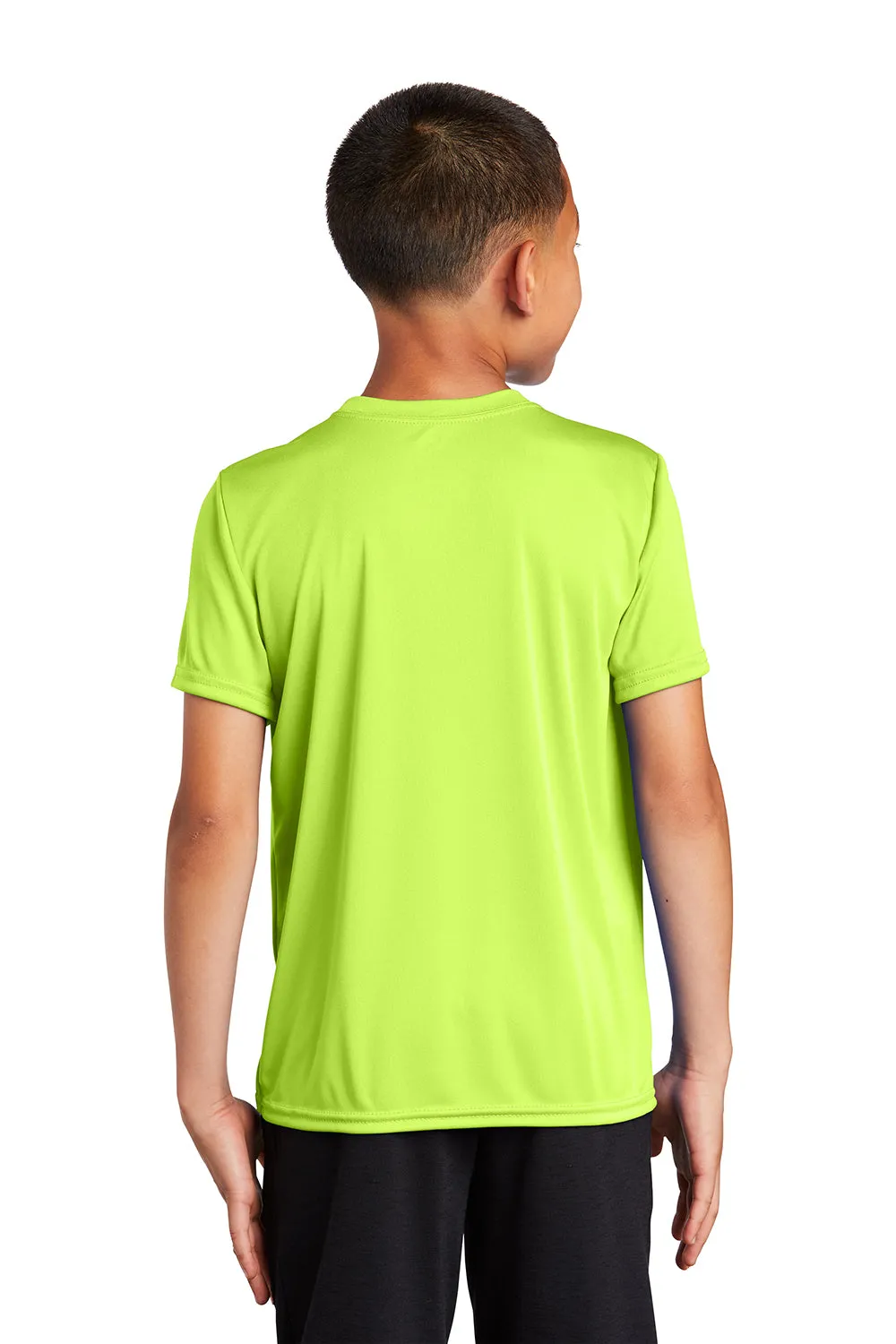 Port & Company Youth Dry Zone Performance Moisture Wicking Short Sleeve Crewneck T-Shirt - Neon Yellow  Buy the latest Clothing Port-Company