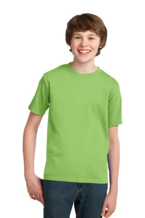 Port & Company Youth Essential Short Sleeve Crewneck T-Shirt - Lime Green  Buy the latest Clothing Port-Company