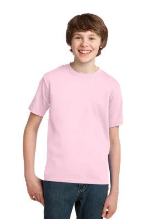 Port & Company Youth Essential Short Sleeve Crewneck T-Shirt - Pale Pink  Buy the latest Clothing Port-Company