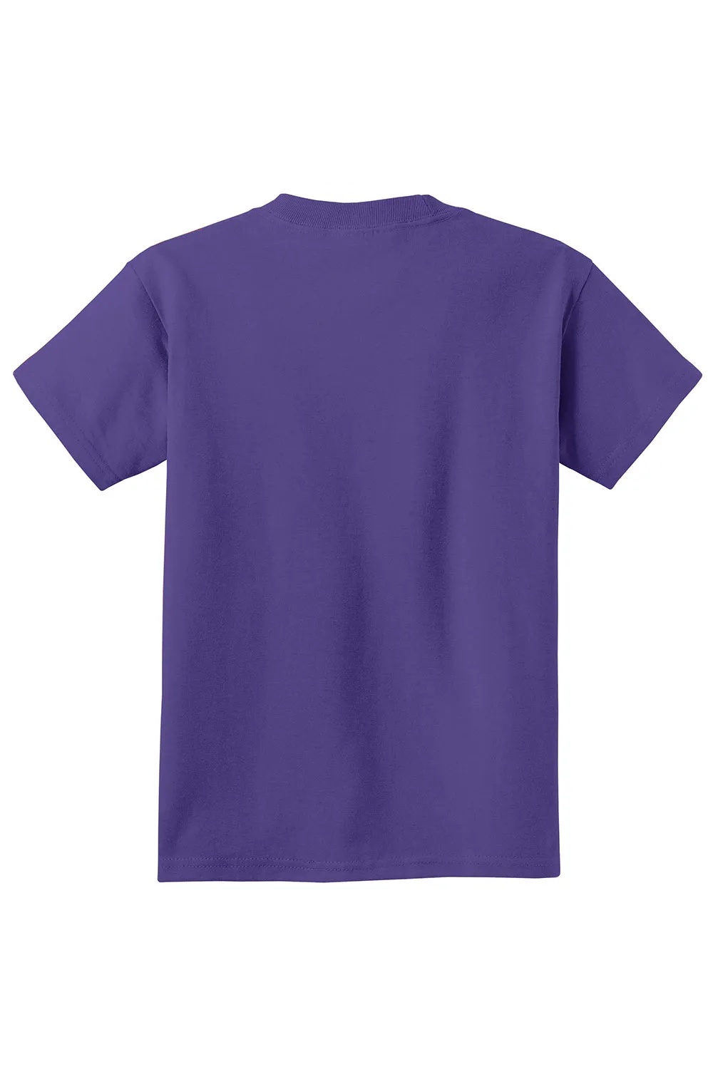 Port & Company Youth Essential Short Sleeve Crewneck T-Shirt - Purple  Buy the latest Clothing Port-Company