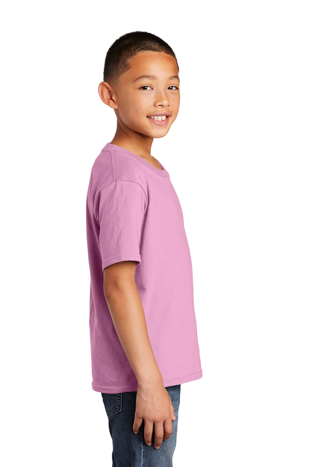 Port & Company Youth Fan Favorite Short Sleeve Crewneck T-Shirt - Candy Pink  Buy the latest Clothing Port-Company