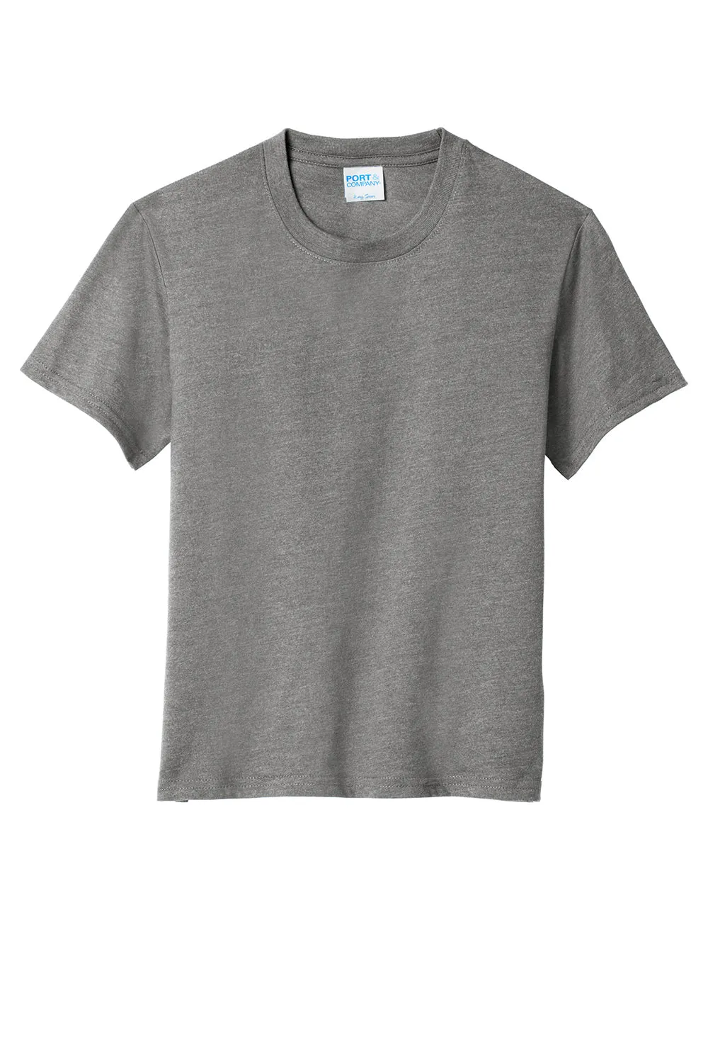 Port & Company Youth Fan Favorite Short Sleeve Crewneck T-Shirt - Heather Graphite Grey  Buy the latest Clothing Port-Company