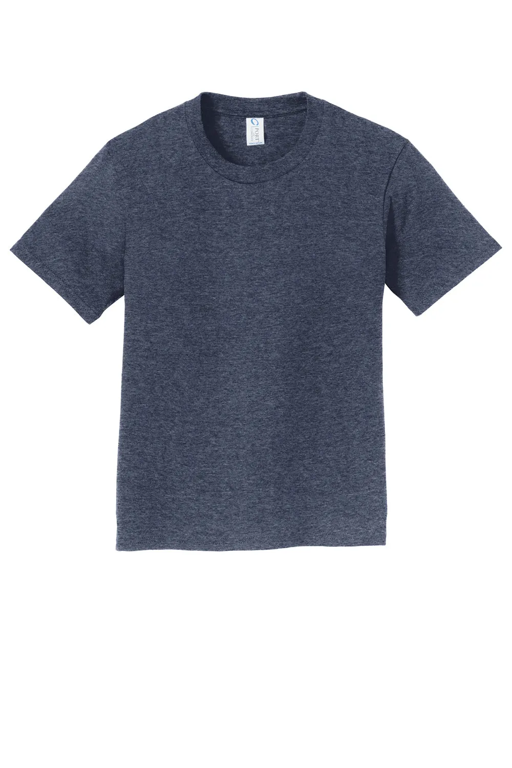 Port & Company Youth Fan Favorite Short Sleeve Crewneck T-Shirt - Heather Navy Blue  Buy the latest Clothing Port-Company