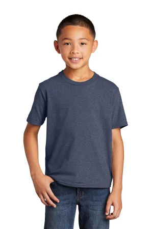 Port & Company Youth Fan Favorite Short Sleeve Crewneck T-Shirt - Heather Navy Blue  Buy the latest Clothing Port-Company
