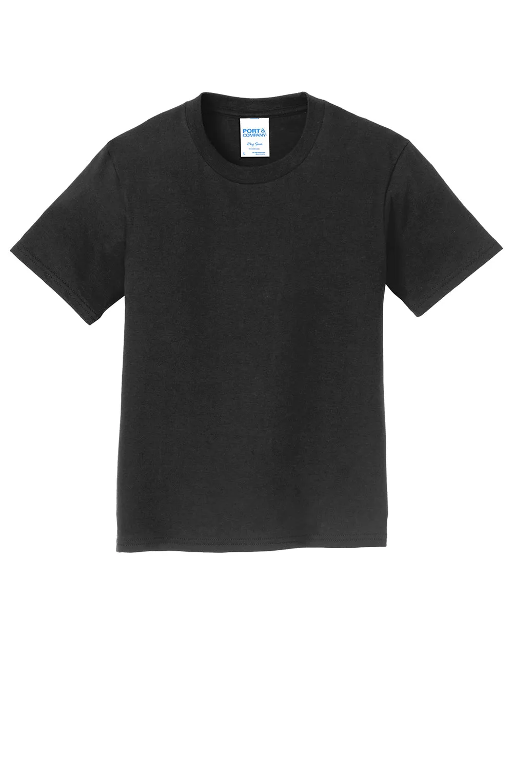 Port & Company Youth Fan Favorite Short Sleeve Crewneck T-Shirt - Jet Black  Buy the latest Clothing Port-Company