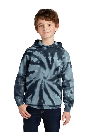 Port & Company Youth Tie-Dye Fleece Hooded Sweatshirt Hoodie w/ Pouch Pocket - Black  Buy the latest Clothing Port-Company