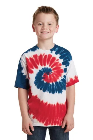 Port & Company Youth Tie-Dye Short Sleeve Crewneck T-Shirt - USA Rainbow  Buy the latest Clothing Port-Company