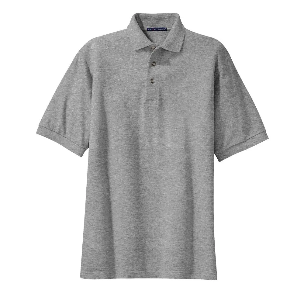 #Port Authority Heavyweight Cotton Pique Polo Port Authority